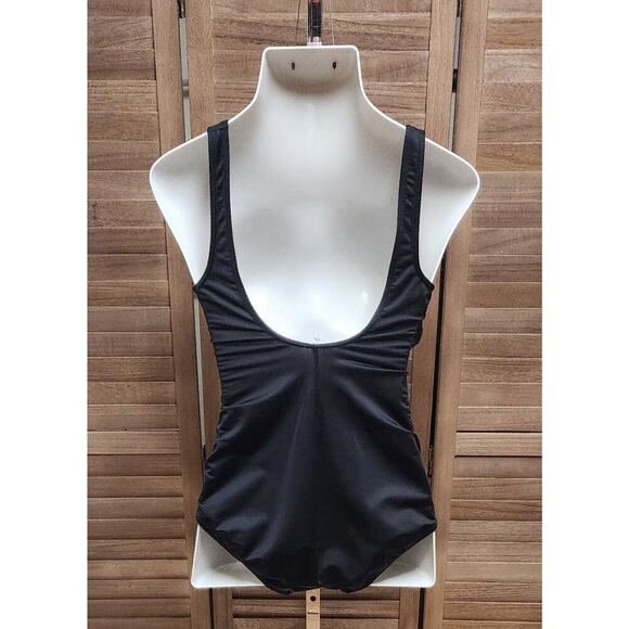 Miraclesuit Must Haves Oceanus One Piece Swimsuit Black Size 8 Slimming Shaping - Picture 5 of 8